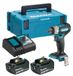 MAKITA Clé à chocs 18V - 180Nm - avec 2 batteries 18V 3,0Ah - chargeur - MakPak - DTW181RFJ