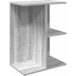 Sonoma Gris Table de chevet 46,5x29x61 cm Bois d'ingénierie