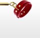 Scala 2.0 Barre d'écartement avec poignets de cheville - Rouge et Or