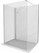 Mexen Kioto paroi de douche Walk-in 120 x 110 cm, transparent, nickel brossé
