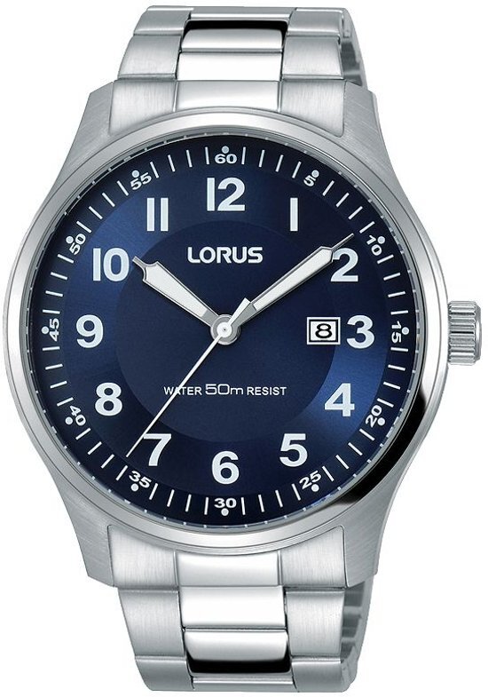 Lorus RH937HX9 horloge heren - zilver - edelstaal