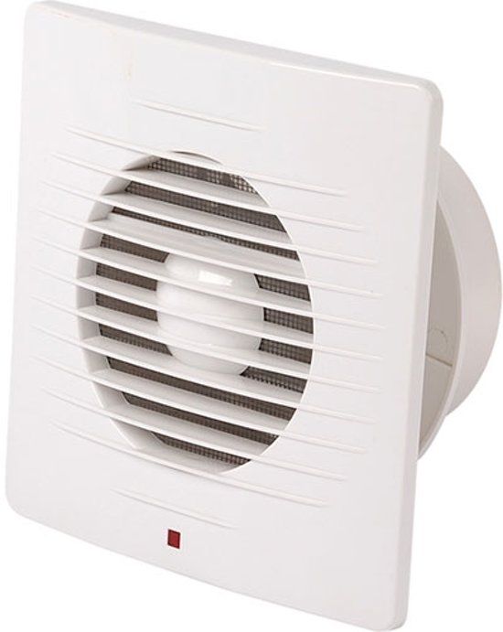 BES LED Badkamer Ventilator Ø100mm - 12W - 100m3/h - Wit