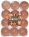 Muller Kerzen 24600024, Cylinder, Natural, Sandalwood, 4 hours, 24 pieces