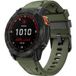 Garmin Bracelet silicone race Fenix 9 Pro - 47mm (vert militaire)