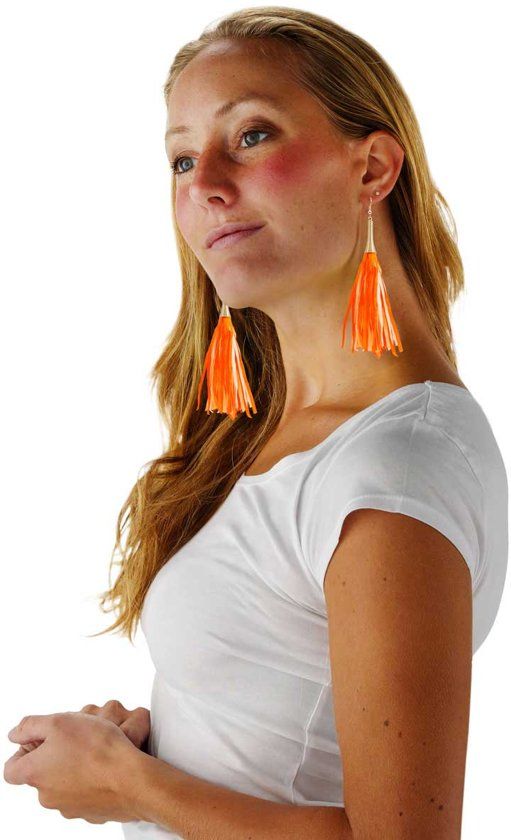 Folat Oranje Oorbellen