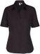 Seidensticker Women's Blouse Regular Fit Short Sleeve SN080605 - Black - 44