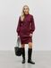 VERO MODA Robe en maille 'VMHARPER' bourgogne