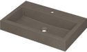 Wastafel INK Momento Wastafel Quartz met 1 Kraangat - 700x450x90 mm - Quartz Beton