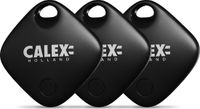 Calex Smart Tag - Set van 3 stuks - Bluetooth Tracker op batterij - Alleen geschikt voor Apple Zoek Mijn App - Geschikt voor in de koffer - Smarttag Tracker incl. geluidmelding zoekfunctie