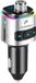 imoshion Bluetooth FM Transmitter - Snellader USB-C - Autolader USB-A - Bluetooth Receiver Carkit - Zwart / Zilver