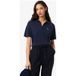 Lacoste Relaxed Fit Polo pour femme bleu foncé, Uni