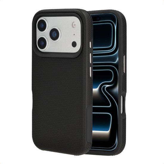 Accezz Tough Backcover met MagSafe voor de Apple iPhone 17 Pro Max - Zwart