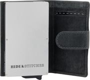 Hide & Stitches Idaho Safety Wallet - Zwart
