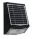 Voltman - Afstandsbediende Zonne Wandlamp met Bewegingssensor - Zwart - 500 lm - Energieklasse A++ - Buitenverlichting Eos - Dubbele Permanent/Detectiemodus - Voor Huis of Terras