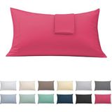 ECOMMERC3 Kussensloop, 105 cm, extra zacht en comfortabel, kersenkleur, 100% gemaakt in Spanje, ademend, gemakkelijk te wassen