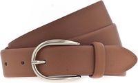 Vanzetti Leren Riem 30mm Leather Belt W110 Cognac Bruine