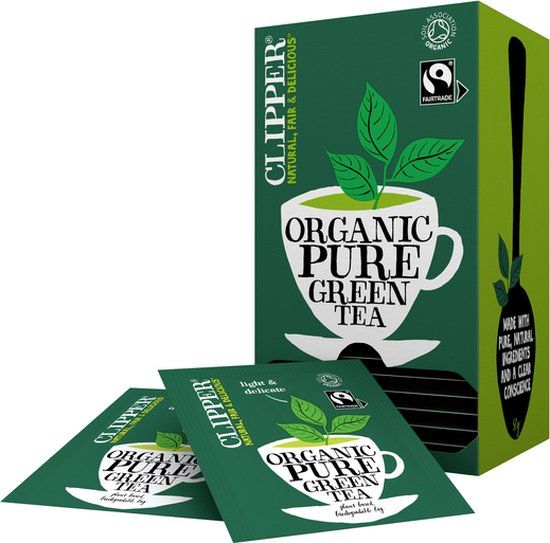 Clipper Thee Fairtrade Green bio 25 stuks