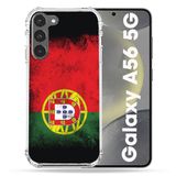 Cokitec Samsung Galaxy A56 5G hoesje, versterkt, reizen Portugal vlag