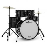 Gear4music BDK-22 Rock Drumstel, Zwart