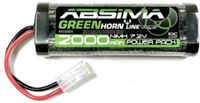 Absima NiMH accupack 7.2 V 2000 mAh Softcase Tamiya