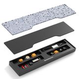 Aluminium Ergonomische Toetsenbord Polssteun met Acryl Bedekking
