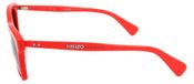 Kenzo KZ40161I 66E, glanzend rood, zonnebril voor dames, met afmetingen 53/18/145