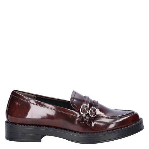 Tamaris Bordeaux Patent Loafers