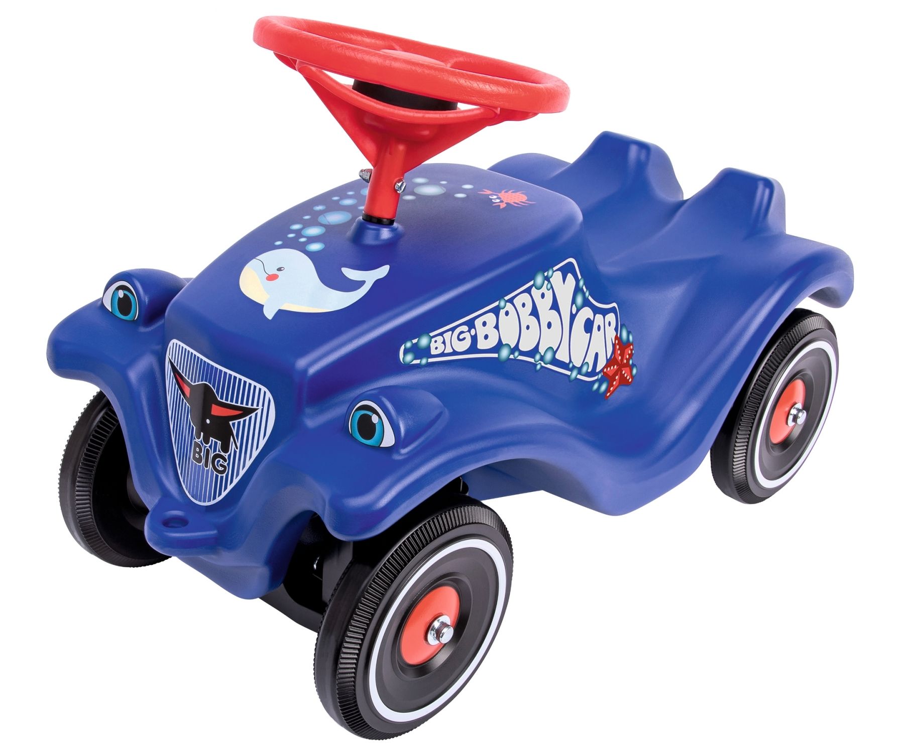 BIG Spielwarenfabrik Bobby-Car - Blauw/Rood - 1-5 Jaar