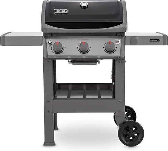 Weber Spirit II E-310 gasbarbeque / zwart / staal / rechthoekig