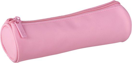 Pennenetui quattro colori rnd 20x6x6 rosa confetto