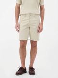 LERROS Korte chino van een lichte katoenmix, Maat: 34, Kleur: BONE WHITE
