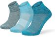 Lenz Performance Quarter Tech Chaussettes Courtes 3 Paires Bleu EU 35-38