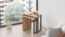 Hanah Home Elegante walnoot nesttafels (2 stuks)