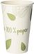 PAPSTAR kartonnen drinkbeker 'pure' ZERO, 0,18 l, beige/taupe