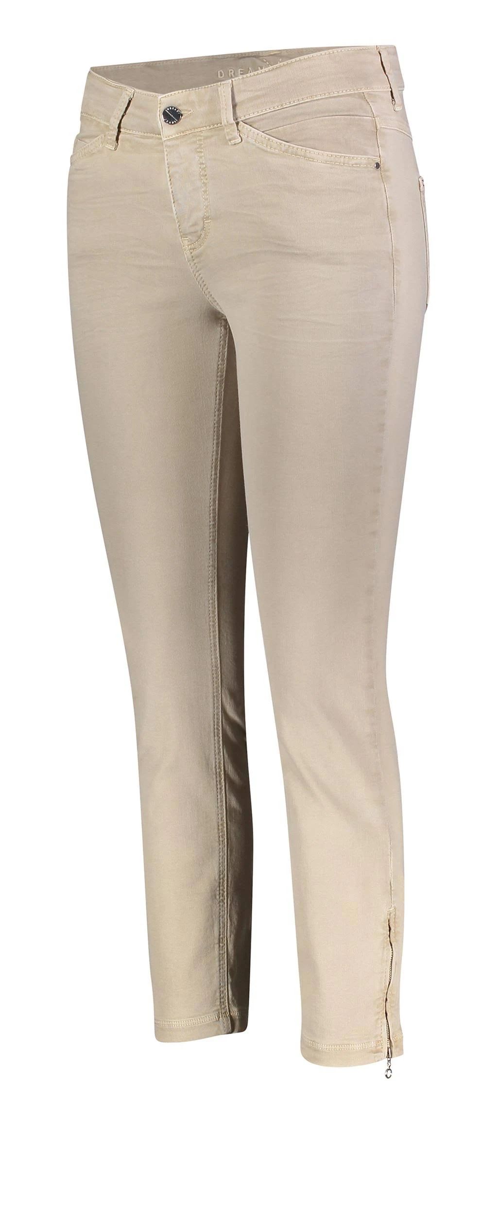 MAC Cropped Straight Fit Jeans - Dream Chic Smoothy Beige