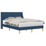 vidaXL - Bedframe - Effen - met - hoofdeinde - verbindingplaat
