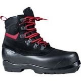 Lundhags Guide BC, botte de randonnée, unisexe, noir/rouge