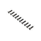LOSI LOS255017 Flat Head Screws Steel Black Oxide M4 x 16mm (10)