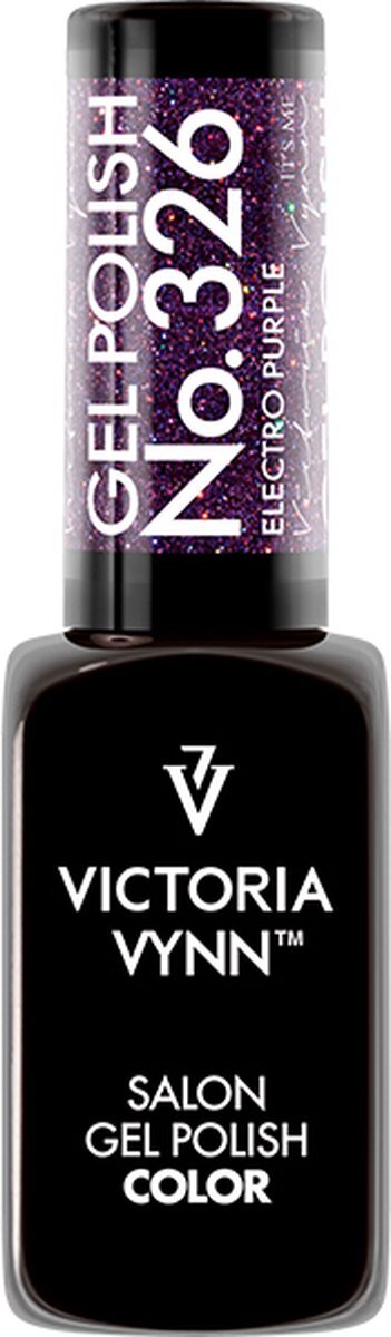 VICTORIA VYNN™ Victoria Vynn – Salon Gelpolish 326 Electro Purple Lakier (flash paars) - reflecterende gel polish - gellak - reflect - reflectie - glitter - nagels - nagelverzorging - nagelstyliste - uv / led - nagelstylist - callance