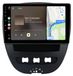 Peugeot Autoradio voor Peugeot 107, Citroën C1, Toyota Aygo (2005-2014), met draadloze CarPlay, Android Auto, WiFi, GPS-navigatie, RDS, DSP, DAB+, Bluetooth, 10-inch scherm, 2+64GB opslag