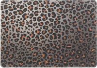 Merkloos 10x Placemats/onderleggers bruine panterprint 30 x 45 cm