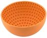 LickiMat Wobble - Bol pour chien - Likmat / Anti-gobage / Ralentisseur pour chien - Orange - 16 cm