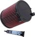 K&N E-2014 Vervangingsfilter compatibel met Audi A3 1.6 6/2003-2012 (excl. FSi) A3 2.0 excl. Turbo / div VAG