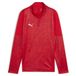 PUMA Maillot d'Entraînement teamCUP Fermeture Éclair 1/4 - Rouge/Argenté Enfant, pointure 140 cm