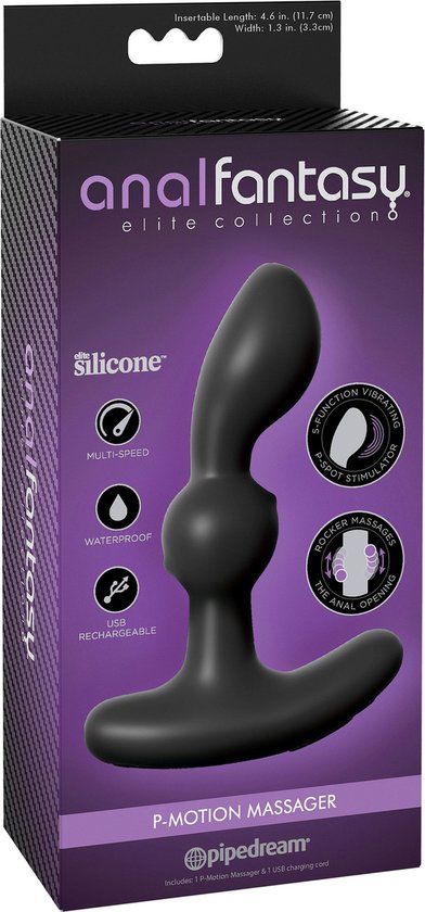 Anal Fantasy P-Motion Massager - Prostaatvibrator - Beige