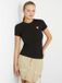 Guess Classic Logo Tee Short Sleeve Crew Neck Wo - Black Shirts