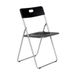 eurosilla Easy Folding Stoel, Zwart, 47 x 45 x 79 cm