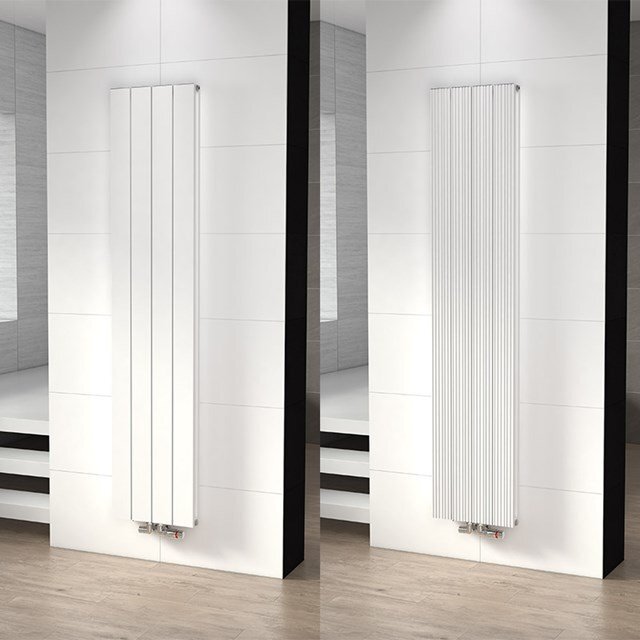 Maxaro Aluminium Designradiator Ceres Glanzend Wit 1504 Watt 37,5x180cm Verticaal