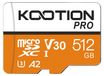 Merkloos 512 GB Micro SD-geheugenkaart