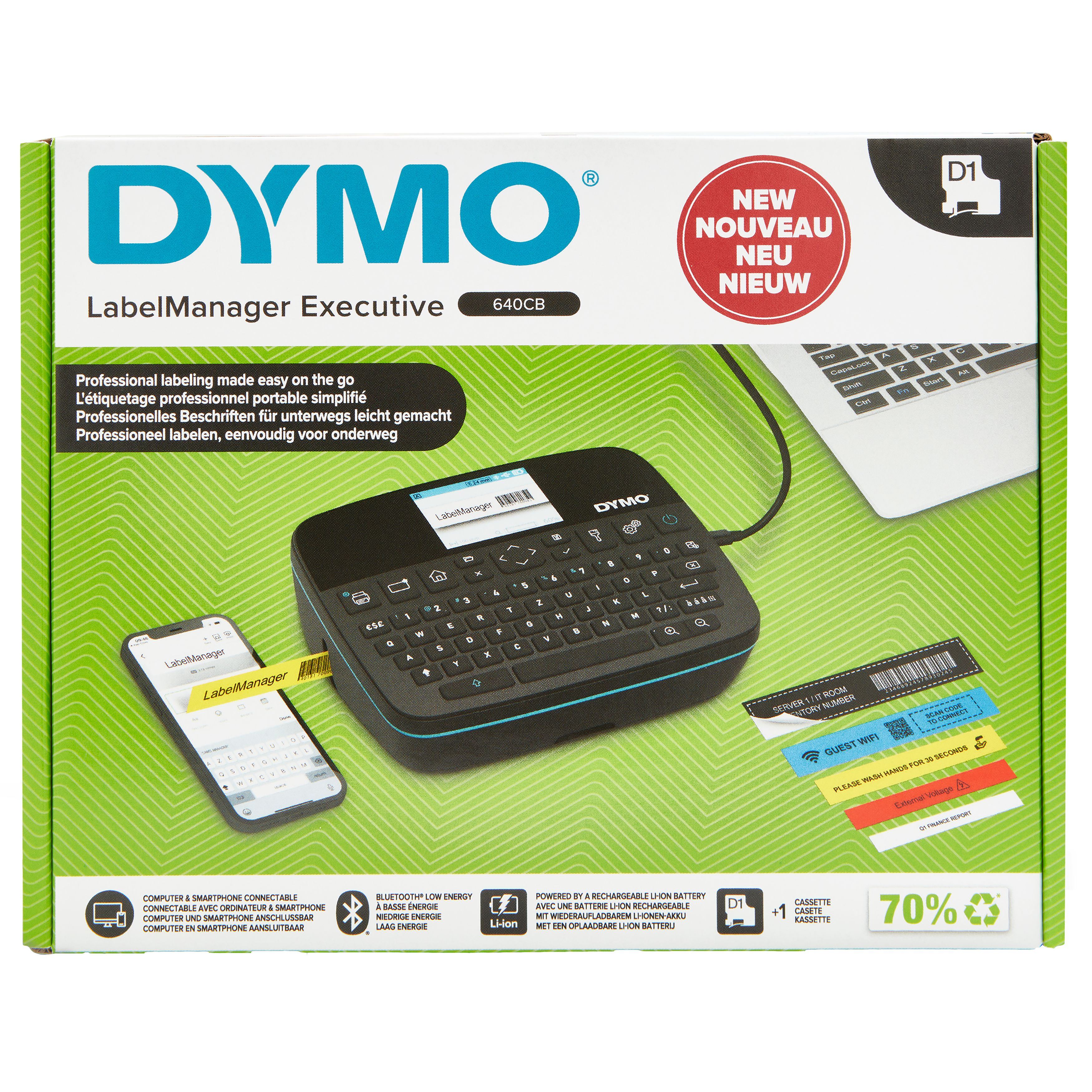 DYMO LabelManager Executive 640 CB draagbare labelprinter